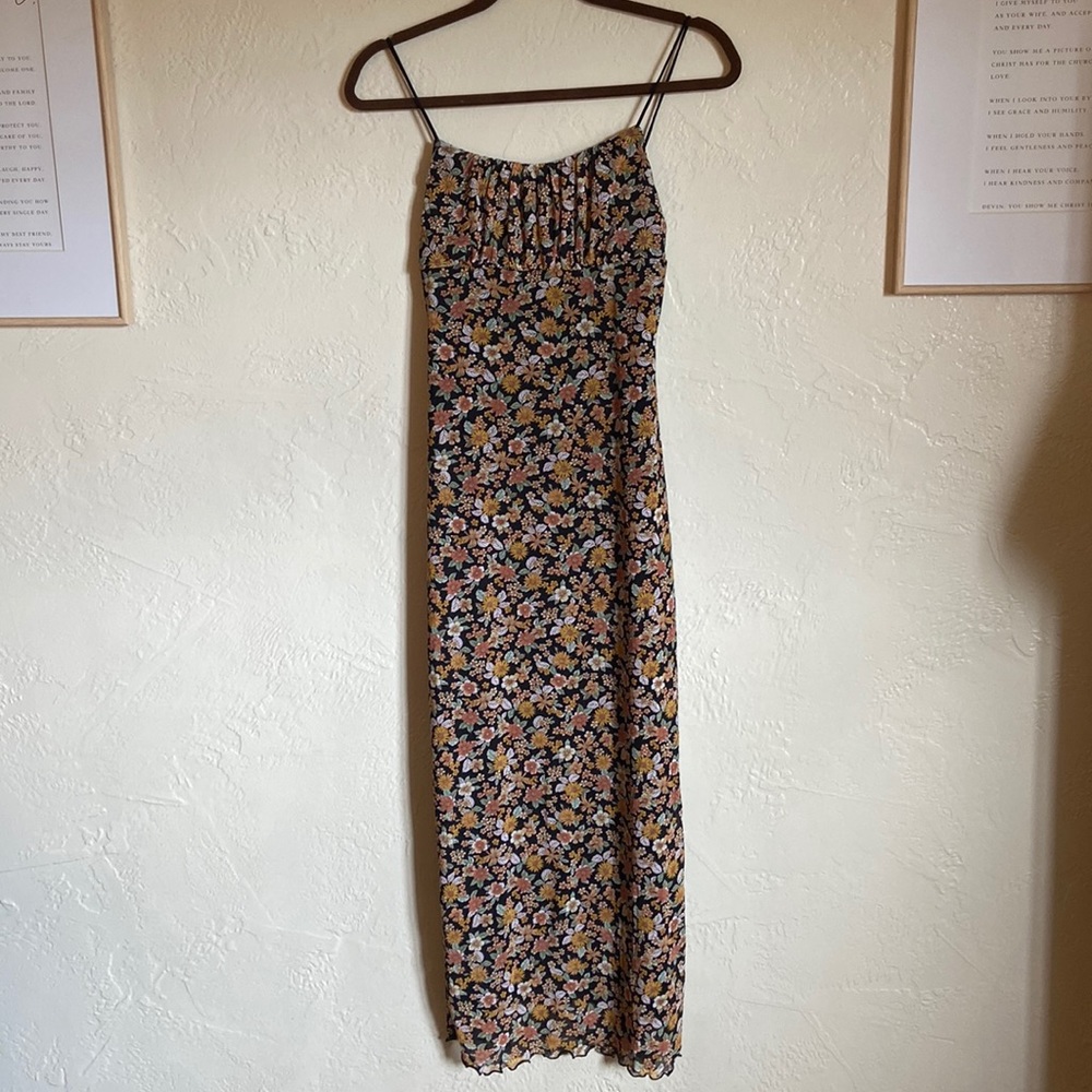 Midi floral dress
